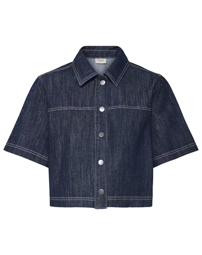 Fransa - FRLija Skjorte - Dark Blue Denim